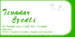 tivadar czedli business card